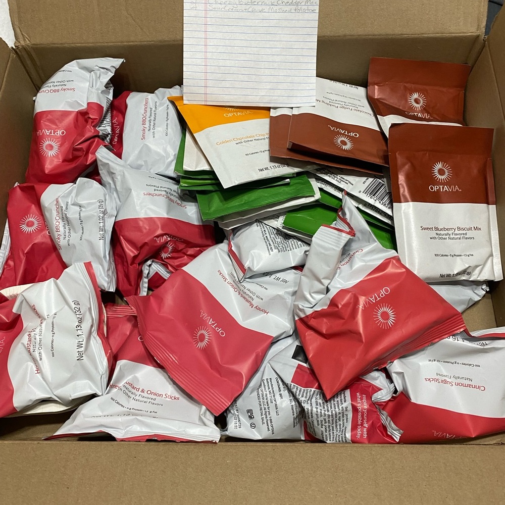 Optavia packets - 31 various food fuelings